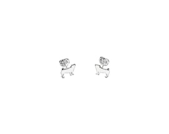 Orecchini Argento 925 Orecchini Argento Sterling A Forma Di Carlino
