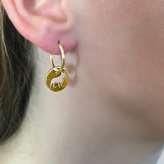 925 Sterling Silber Tier Ohrringe – Französische Bulldogge, Labrador, Seepferdchen, Hypoallergen Für Frauen & Mädchen