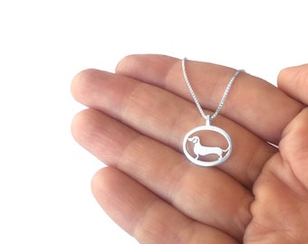JMIMO Dachshund Gifts - Collana con bassotto per ragazze e amanti del bassotto, idea regalo per donne, Misura unica, Acciaio inossidabile