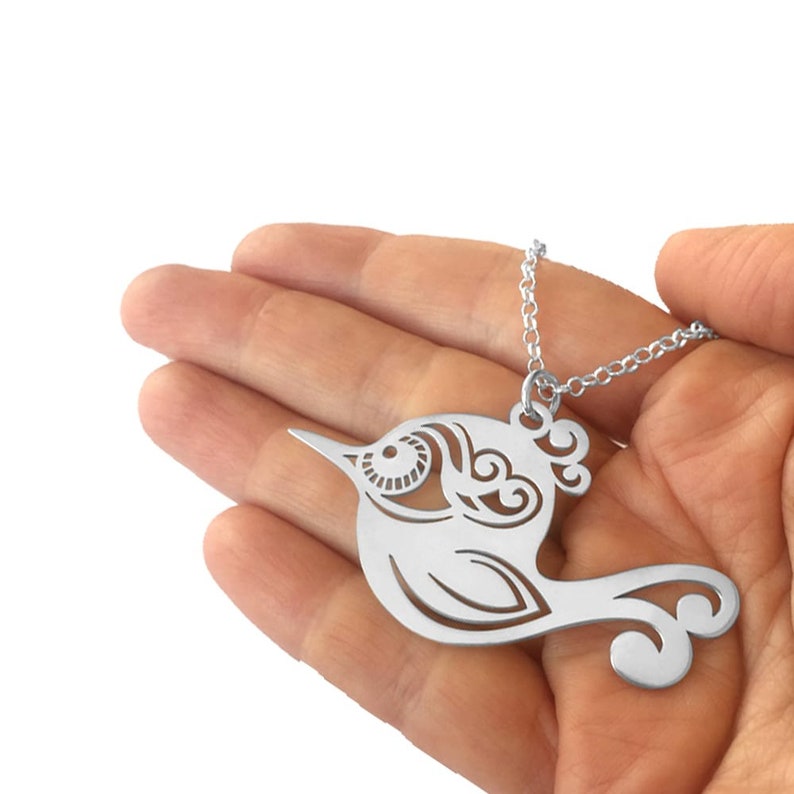 Boho Necklace Boho Jewelry Ethnic Pendant Necklace Boho Charm FREE BIRD Silver Bird Bohemian Necklace