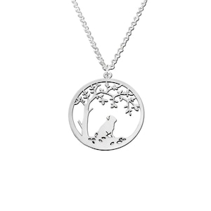Pug Necklace - Silver / 14K Gold Plated Pug Tree of Life Pendant Necklace, Pug Jewelry, Pug Gift for Pug Lovers |Little TREE OF LIFE