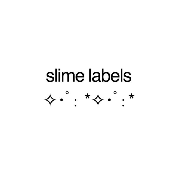 slime labels