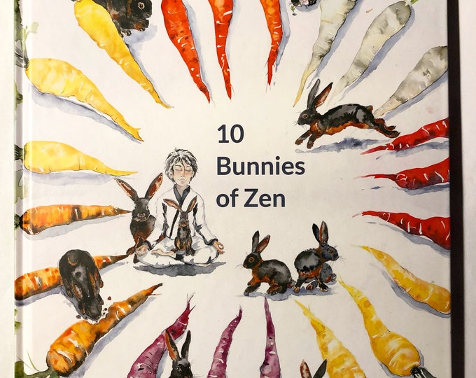 Wise Zen Rabbit Ten Bunnies of Zen Children's Book Meditation Mindfulness - Etsy