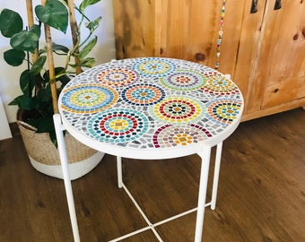 Table mosaïque, table d'appoint