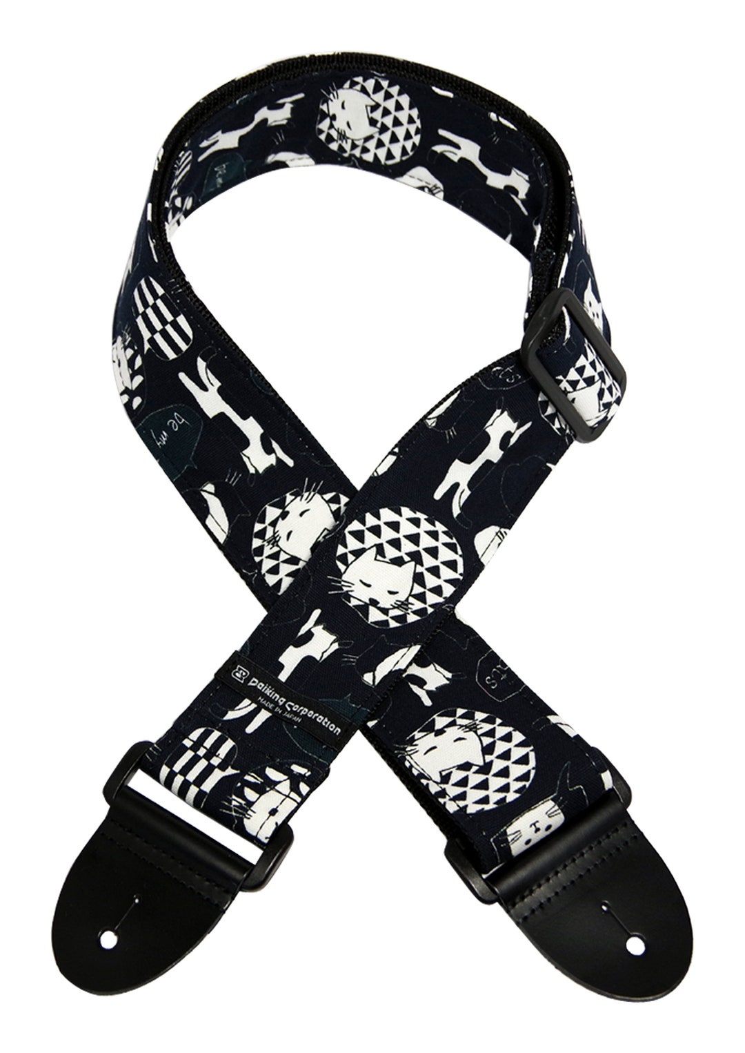 Daiking Guitar Strap GEOMETRICAL CATS Cat Pattern Guitar Strap Etsy