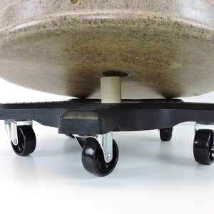 Custom Outdoor Planter With Wheels. Our Most Popular Item - Pocket Planter With Center Watering Tube & 5 Wheel Dolly Cart