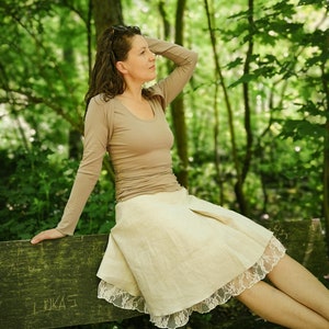 Jersey-Bolero beige Bild 8