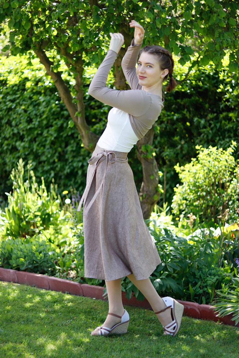 Jersey-Bolero beige Bild 3