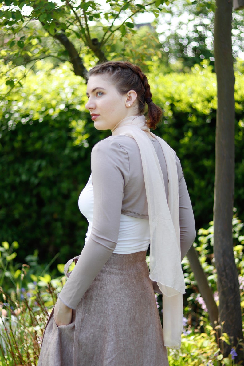 Jersey-Bolero beige Bild 6