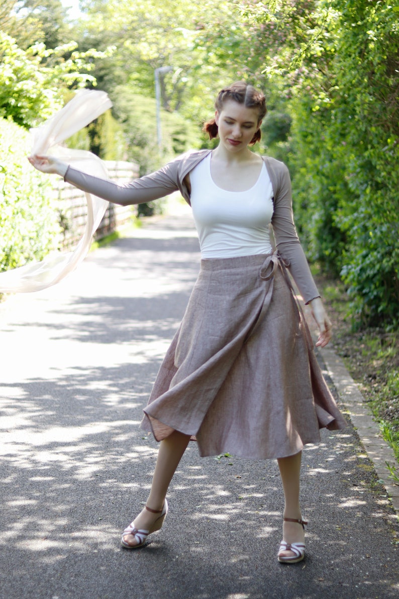 Jersey-Bolero beige Bild 4