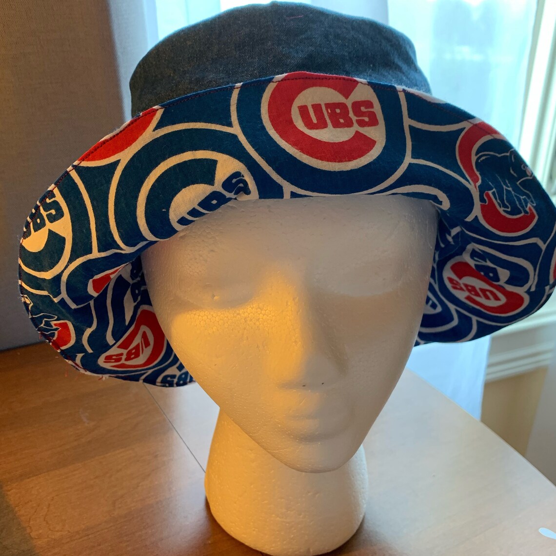 Chicago Cubs Reversible bucket hat adult size Etsy