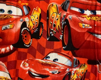 Disney Cars Cotton Fabric, Lightning McQueen, Quilting Sewing