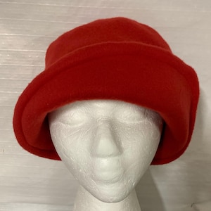 Handmade Fleece Cloche Hat, Women's Winter Style
