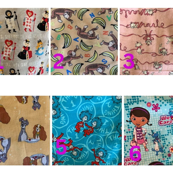 Disney fabric by the 1/2 YARD Disney characters, cotton fabric, quilting fabric quilt fabric