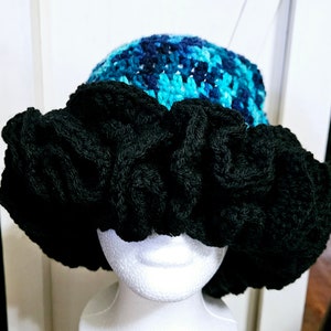 Crochet Ruffle Hat
