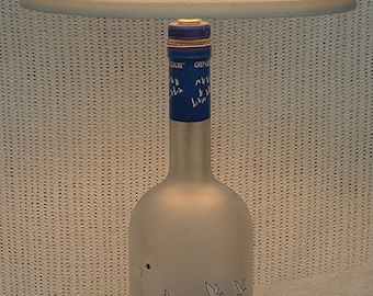 1.7L Grey Goose Magnum Bottle Table Lamp