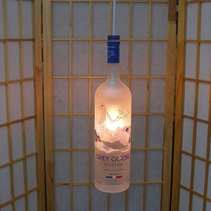 1.7L Grey Goose Magnum Hanging Bottle Pendant Lamp