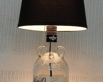 1.7L Kraken Spiced Rum Magnum Bottle Table Lamp / Shade is NOT included