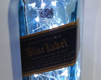 Johnnie Walker Blue Label Bottle Accent Light - Fire Fly and Fairy Lights Bottle Light 200 ml