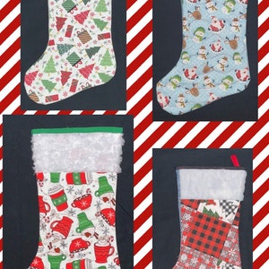 Quilted Stockings - Traditional Holidays