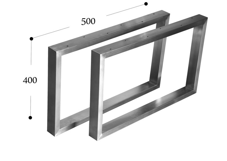 CHYRKA coffee table skid frame MT h400 table frame stainless steel 201 40x20 frame table table skid table base image 6