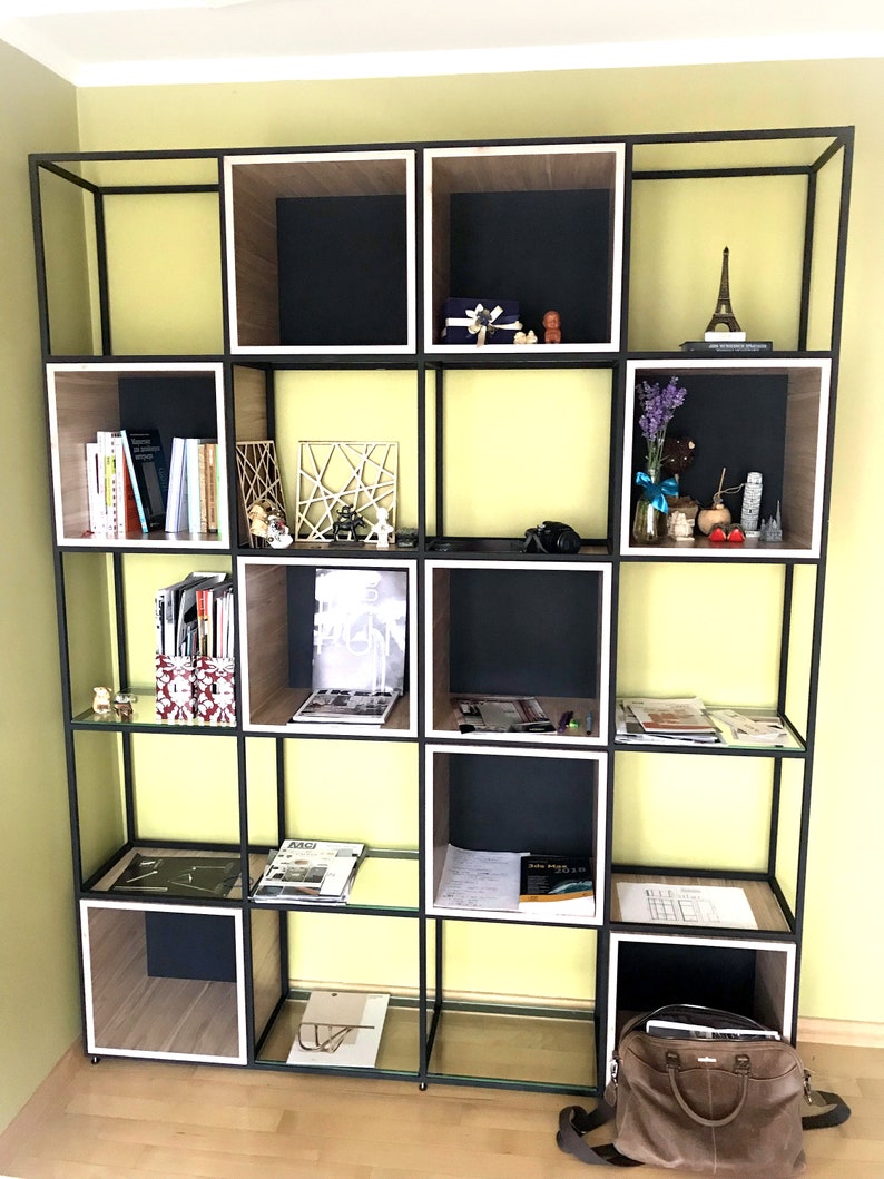 Cube Room Divider Bookcase House Elements Design