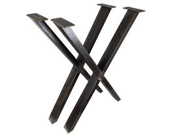 CHYRKA® Tischkufe MTSX (Höhe 720 mm) 1 Paar-2 Stück SWIRZ-X Kufengestell Tischgestell 60x30 Rahmentisch Tischuntergestell - 1 Paar