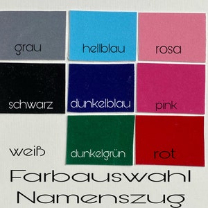 Namenskissen, personalisiertes Kissen in verschiedenen Farben und Größen Bild 5