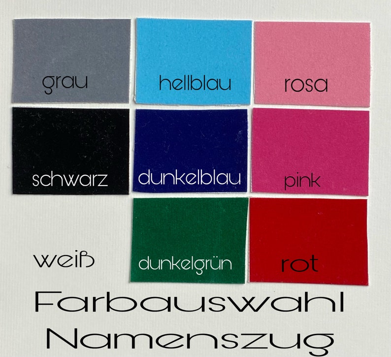 Namenskissen, personalisiertes Kissen in verschiedenen Farben und Größen Bild 5