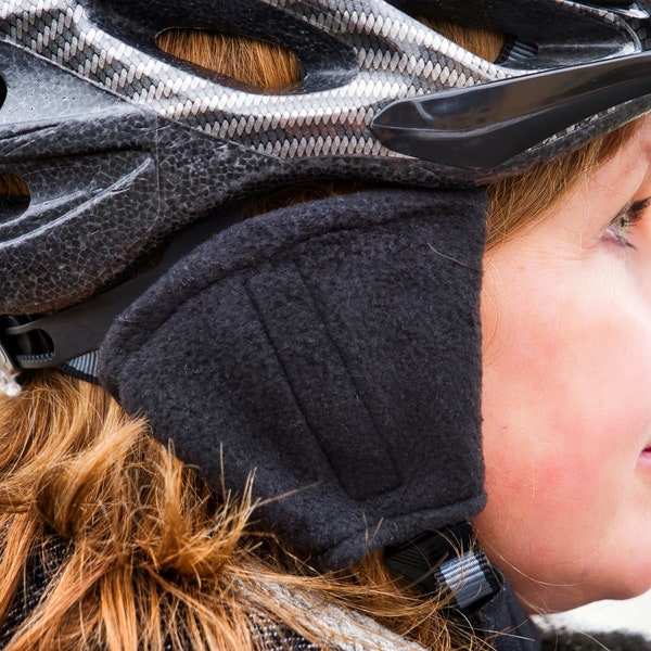 Ohrenwärmer für Fahrradhelme in versch.Farben