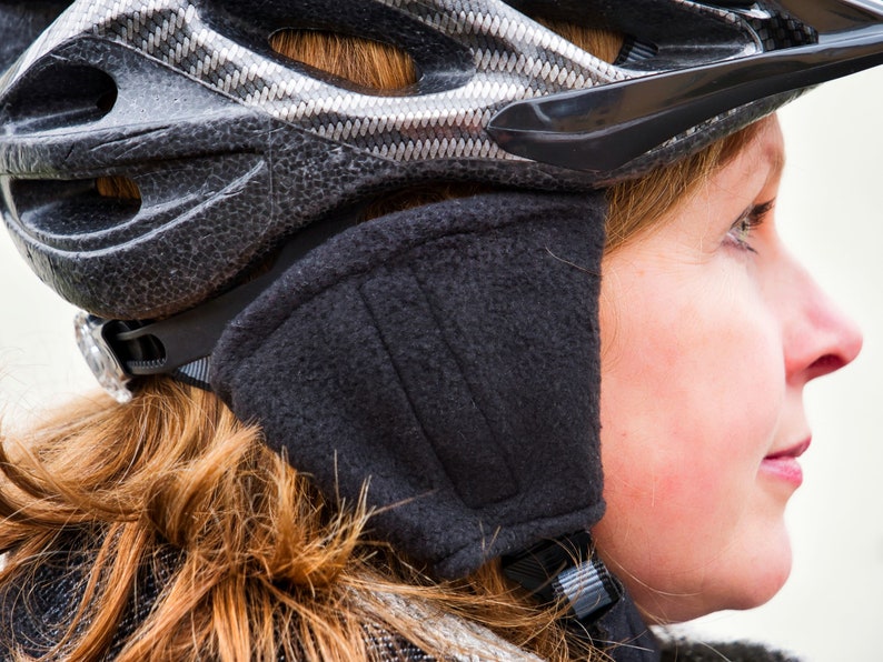 Ohrenwärmer für Fahrradhelme in versch.Farben Bild 1