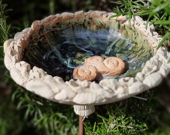 Bird bath - garden ceramics