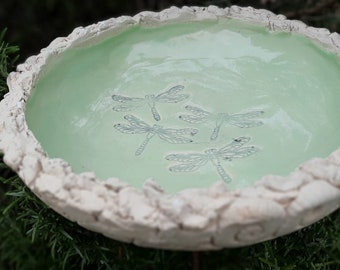 Bagno per uccelli - ceramica da giardino