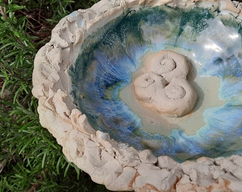 Bird bath - garden ceramics