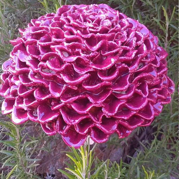 Garden ceramics great magic flower