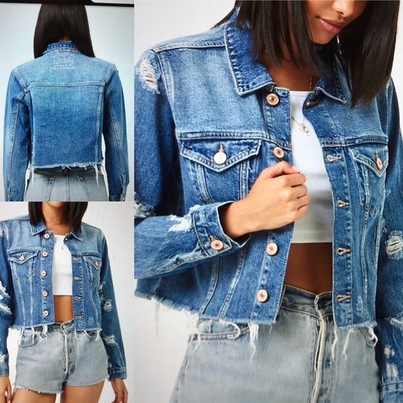 etsy custom denim jacket