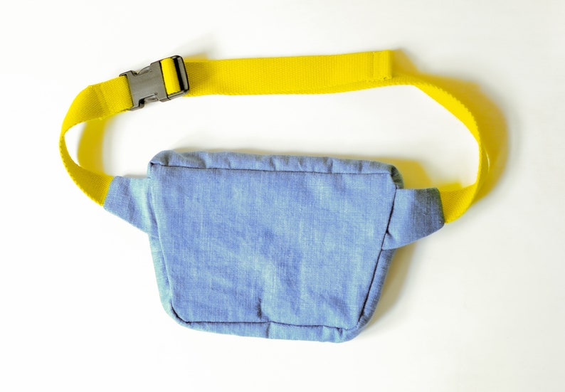 Fanny pack Hip bag Jean fabric Festival bag