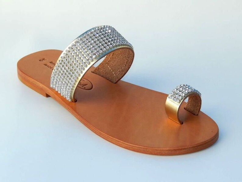 Wedding Genuine Leather UPPER AND SOLE Sandals