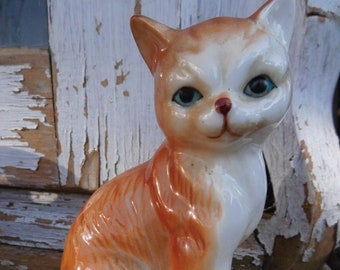 Vintage cat porcelain