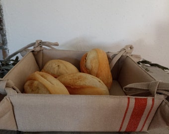 Bread basket foldable fabric