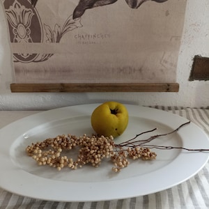 Antique serving plate solid