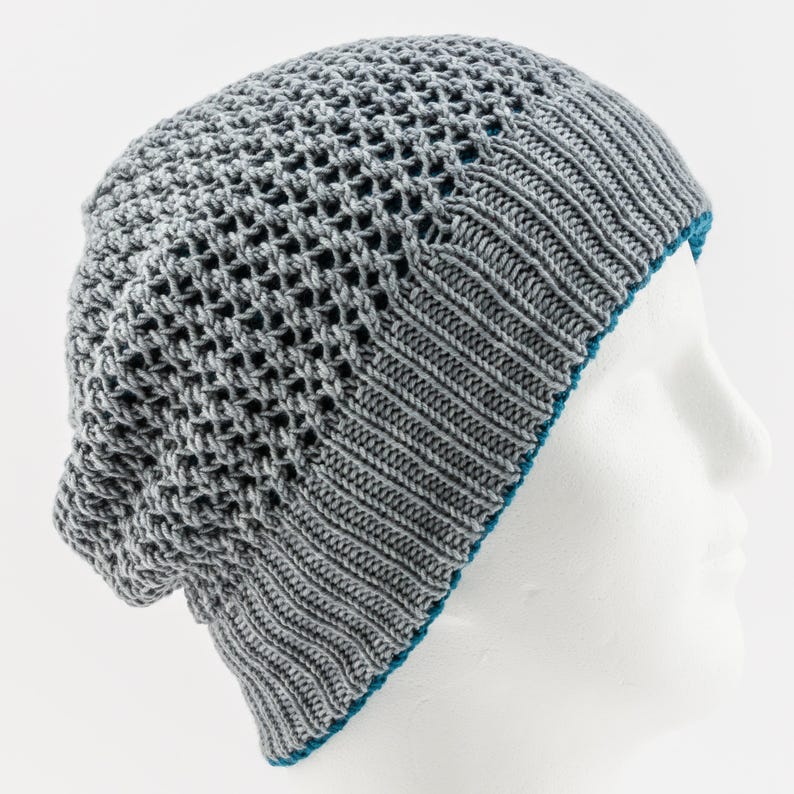 Knitting Pattern Reversible Hat Gelting Hat - Etsy