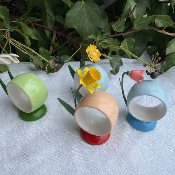 Serviettenringe Erzgebirge Blumen