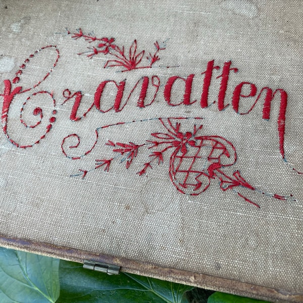 Vintage Krawatten Box