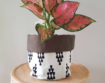 Blumentopfhülle/ Blumentopfhülle/ Blumentopfhülle/ gemustert/bedruckt/ wendbar/ maschinenwaschbar/ Potsofloveboutique/ Potsoflove TONY G
