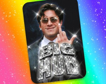 Hudson Williams | BIG HUD | Mirror Finish Vinyl Sticker