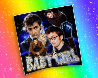 Doctor Who | 10th Doctor Babygirl 10 Stickers