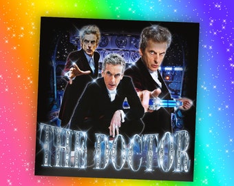 Pegatina Y2K del Doctor Who / 12.º Doctor