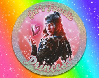 Shadowheart "God's Favorite Princess" | Baldur's Gate 3 | Pixie Dust Glitter Sticker