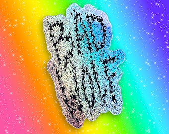 Bad Wolf | Doctor Who | Pixie Dust Glitter Sticker